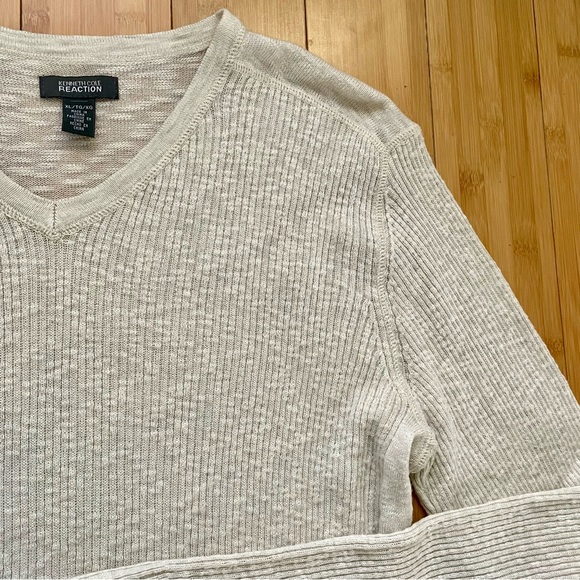 Kenneth Cole Reaction Lightweight Ribbed Sweater XL - Picture 4 of 8